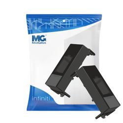 Módulo Vazio Rj45 Preto Infiniti Margirius - Broketto Materiais Elétricos