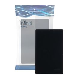 Placa Tampa 4x2 Cega Preta Infiniti Margirius - Broketto Materiais Elétricos