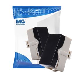 Módulo Interruptor Paralelo 10a Preto Infiniti Margirius - Broketto Materiais Elétricos