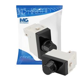 Dimmer De Velocidade/luminosidade Preto Infiniti Margirius - Broketto Materiais Elétricos