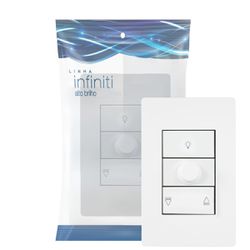 Controle Ventilador Parede Branco Bivolt Infiniti Margirius - Broketto Materiais Elétricos