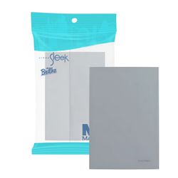 Placa Tampa 4x2 Cega Cinza C/suporte Sleek Margirius - Broketto Materiais Elétricos