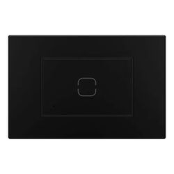 Interruptor Inteligente 1 Posto Zigbee Carbon Black Aura Margirius - Broketto Materiais Elétricos