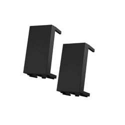 Módulo Cego 2 Unidades Carbon Black Aura Margirius - Broketto Materiais Elétricos