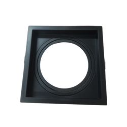 Spot Embutir Ar 111 Quadrado Recuado Preto - Broketto Materiais Elétricos