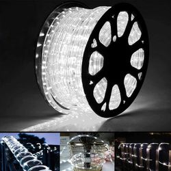 Mangueira Led Redonda 11mm Branco Frio 6500k 100m 220v C/ Conector - Broketto Materiais Elétricos