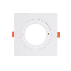 Spot Embutir Dicroica Quadrado Mr16 Plano Branco - Broketto Materiais Elétricos