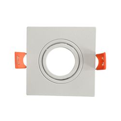 Spot Embutir Teto Mr11 Quadrado Plano Mini Dicroica Branco - Broketto Materiais Elétricos