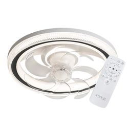Luminária Plafon Ventilador de Teto Air Diamond Orbital Bivolt - Broketto Materiais Elétricos