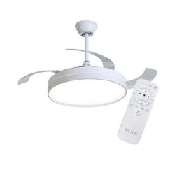 Ventilador de Teto Air Basic Retrátil Branco Bivolt - Broketto Materiais Elétricos
