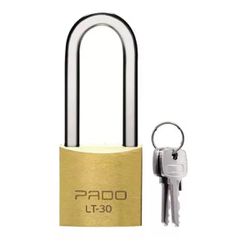 Cadeado De Latão 30mm Haste Longa 30x50mm - Broketto Materiais Elétricos