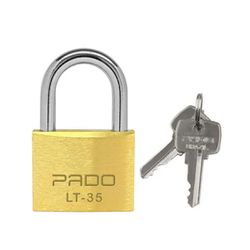 Cadeado De Latão 35mm Pado - Broketto Materiais Elétricos