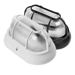 Arandela Luminária Tartaruga com Grade - Broketto Materiais Elétricos