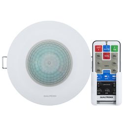 Sensor de Presença de Embutir Íris Alta Sensibilidade Qualitronix - Broketto Materiais Elétricos