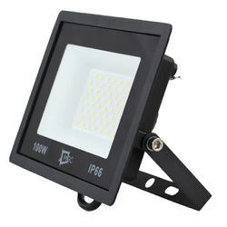 Refletor LED 100W SMD Holofote Prova Dagua 6500K IP66 Bivolt - Broketto Materiais Elétricos