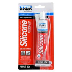 Silicone Alta Temperatura Vermelho 50g - Broketto Materiais Elétricos