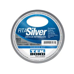 Fita Adesiva Silver Tape Prata 48mm x 5m - Broketto Materiais Elétricos