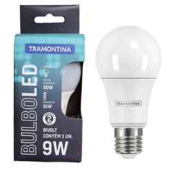 Lâmpada Bulbo Led 9W Bivolt 6500K Tramontina - Broketto Materiais Elétricos