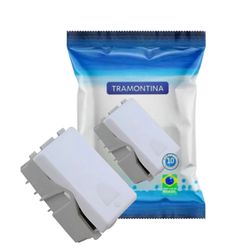 Módulo Interruptor Pulsador Campainha Branco Liz Tramontina - Broketto Materiais Elétricos
