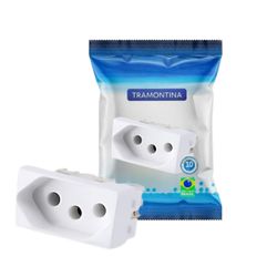 Módulo Tomada 2p+t 20a Branco Liz Tramontina - Broketto Materiais Elétricos