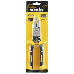 Alicate Universal Eletricista 8,5 Pol Amarelo Multifunção Vonder - Broketto Materiais Elétricos