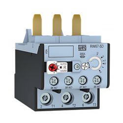 Relé Tripolar Sobrecarga Térmico 57-70A RW67-5d3-U070 Weg - Broketto Materiais Elétricos