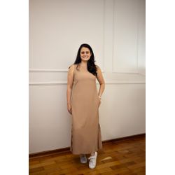 VESTIDO ELEUSA CAPPUCINO - Brullê Modas