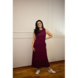 VESTIDO ELEUSA MARSALA - Brullê Modas