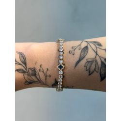 Pulseira Strass Trevo 20061 Dourado/preto - 388500... - B.S ACESSORIOS E PRESENTES