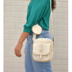 Bolsa Fivela Miss Off White - 3884854011801 - B.S ACESSORIOS E PRESENTES