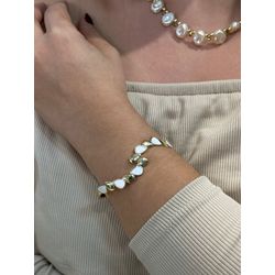 Brac Gotas Madre 2750071 Dourado - 3885116006201 - B.S ACESSORIOS E PRESENTES