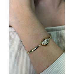Brac Cab Cobra Dourado - 3885735006201 - B.S ACESSORIOS E PRESENTES