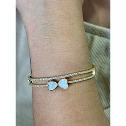 Bracelete Laço Det 27005 Dourado - 3885144006201 - B.S ACESSORIOS E PRESENTES