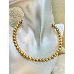 Colar Ríg Esf Escov Dourado - 3886732006201 - B.S ACESSORIOS E PRESENTES