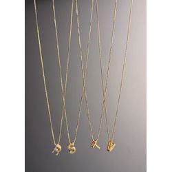 Colar Longo Inicial Diamante R Dou - 3886755014001 - B.S ACESSORIOS E PRESENTES