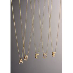 Colar Longo Inicial Diamante D Dou - 3886755005901 - B.S ACESSORIOS E PRESENTES