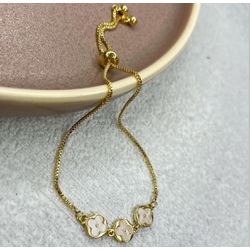 Puls Ajust Red Trevo 210012 Dourado - 388686200620 - B.S ACESSORIOS E PRESENTES