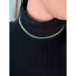 Riviera Colorida Premium Dourado / Verde - 3887757... - B.S ACESSORIOS E PRESENTES