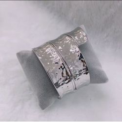 Brac Triplo Martelado Opa 110800 Prata - 388743901... - B.S ACESSORIOS E PRESENTES