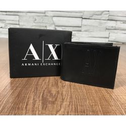 Carteira Armani Conforte Preto - CAAX0022 - VITRINE SHOPS