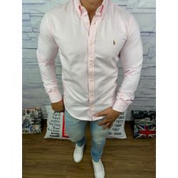 Camisa Manga Longa RL DFC Rosa claro⭐ - CRLR38 - ESTAMOS JUNTO