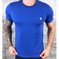 Camiseta Abercrombie Azul Bic - C-1689 - VITRINE SHOPS