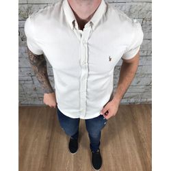 Camisa manga Curta PRL cinza claro - 050 - VITRINE SHOPS
