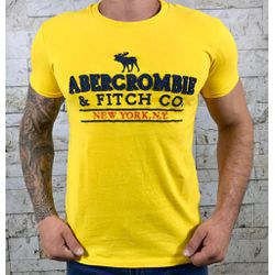 Camiseta Abercrombie Peruana amarelo⬛⭐ - 1024 - VITRINE SHOPS