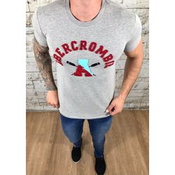 Camiseta Abercrombie Peruana Cinza⭐ - 1025 - VITRINE SHOPS