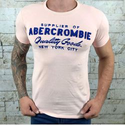 Camiseta Abercrombie Peruana Rosa ⭐ - 1026 - VITRINE SHOPS