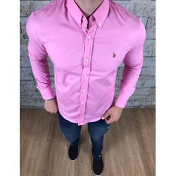 Camisa manga Longa PRL rosa - 105 - VITRINE SHOPS