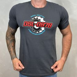 Camiseta Diesel Dfc Chumbo⭐ - C-1146 - DROPA AQUI
