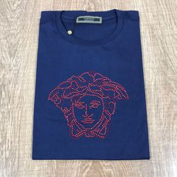 Camiseta Versace Azul Marinho⬛⭐ - C-1280 - VITRINE SHOPS