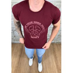 Camiseta Levis vinho DFC⬛ - 1311 - VITRINE SHOPS